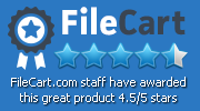 FileCart.com 4.5 stars award