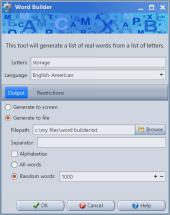Random Word Generator 34.0 screenshot