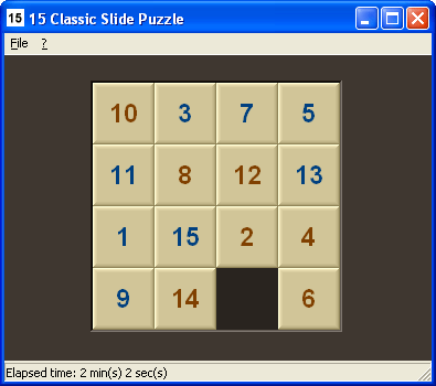 15 Classic Slide Puzzle - Download