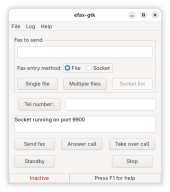 Efax-gtk 3.2.15 screenshot