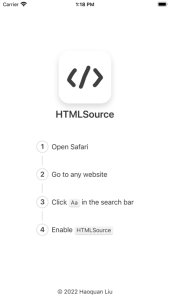 HTMLSource 1.0.7 screenshot