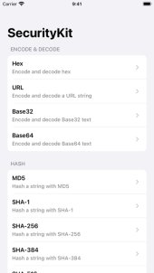 SecurityKit 1.0.0 screenshot