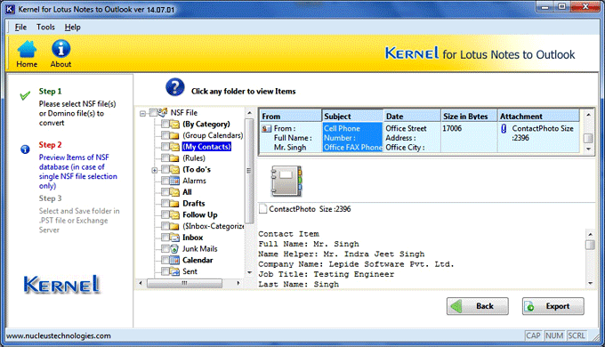 Kernel for lotus notes to outlook crackers free