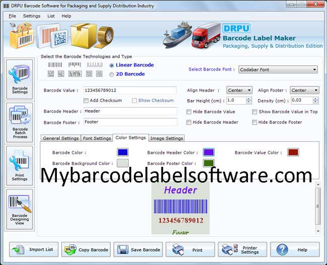 Packaging Barcodes Generator 7 3 0 1 On FileCart